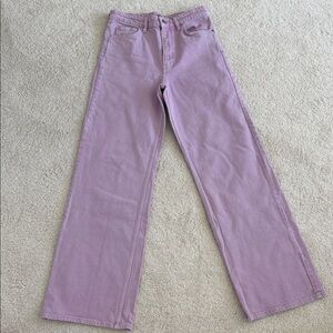 Maje Lilac Wide Leg Jeans